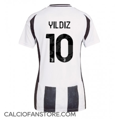 Maglia Calcio Juventus Kenan Yildiz #10 Prima Divisa Donna 2024-25 Manica Corta